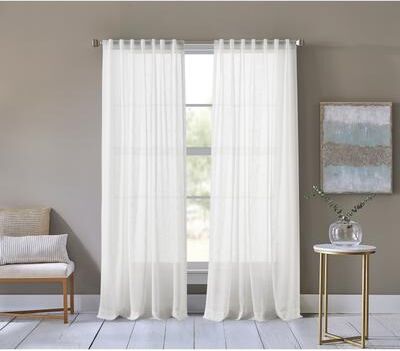 DKNY Ariana Backtab Curtain Panel Pair