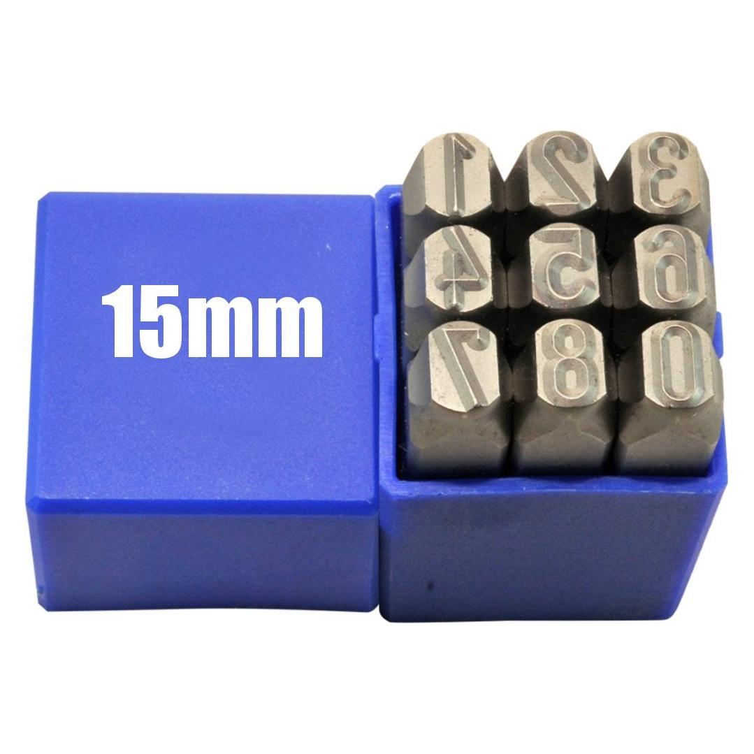 BETA GRAVUREM-S Standard Schlagzahlen, Schlagstempel, Prägestempel, Einschlagzahlen - Zahlen 0-9 / 15mm (100150K0)