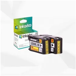 Inkadoo, Druckerpatrone, Druckerpatronen kompatibel zu Lexmark 14L0174E / 210XL Tintenpatrone, schwarz Schwarz (BK)