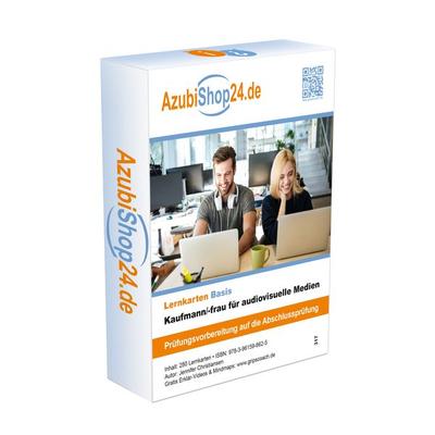 Lernkarten Kaufmann für audiovisuelle Medien, Nonbook von Jennifer Christiansen, Princoso, 978-3-96159-862-5