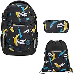 Coocazoo MATE Crazy Artnight 3tlg Schulrucksack Set