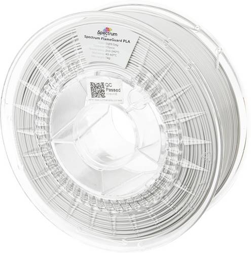 Spectrum Filaments 81452 FlameGuard PLA Filament PLA flammhemmend, hitzebeständig 1.75mm 1000g Light Grey, Grau 1St.