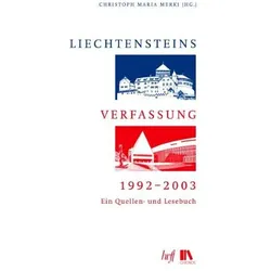 Liechtensteins Verfassung, 1992-2003, Fachbücher von Christoph Maria Merki