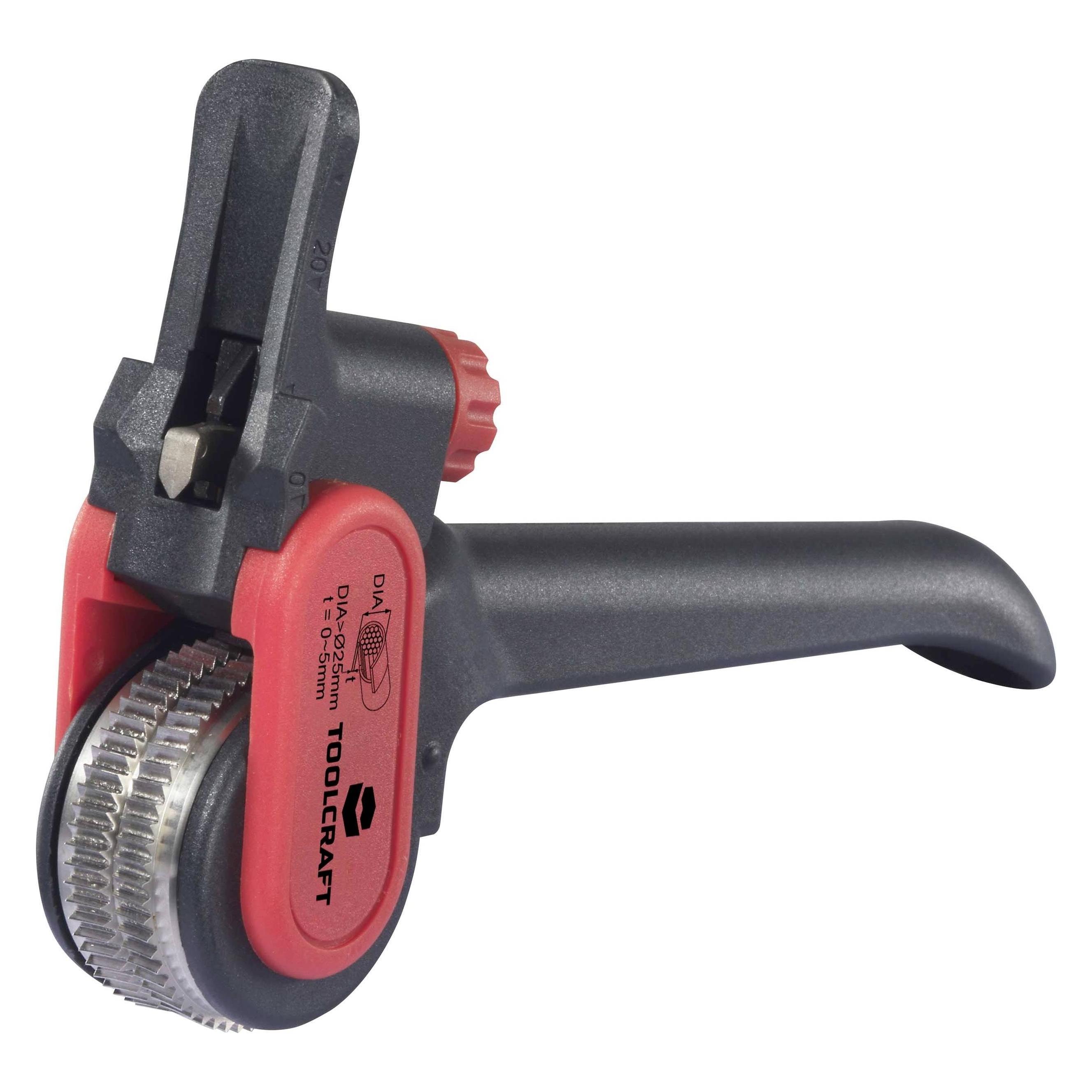 Toolcraft TO-9658965 Ratschen-Kabelschneider 25 mm (155 mm) (TO-9658965)