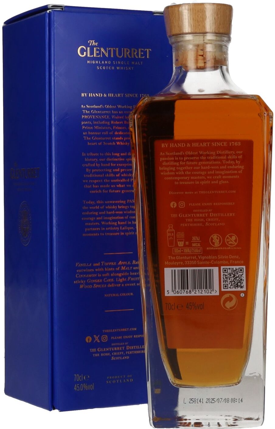 The Glenturret TRIPLE WOOD Release 2025 45% Vol. 0,7l in Geschenkbox
