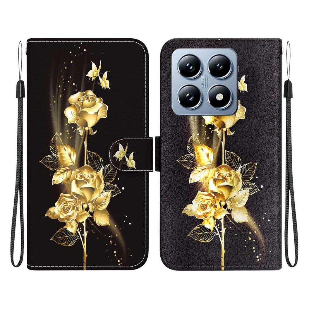 Cover-Discount Xiaomi 14T Pro - Tasche Hülle mit Blüten Motiv (Xiaomi 14T Pro) (53629064)