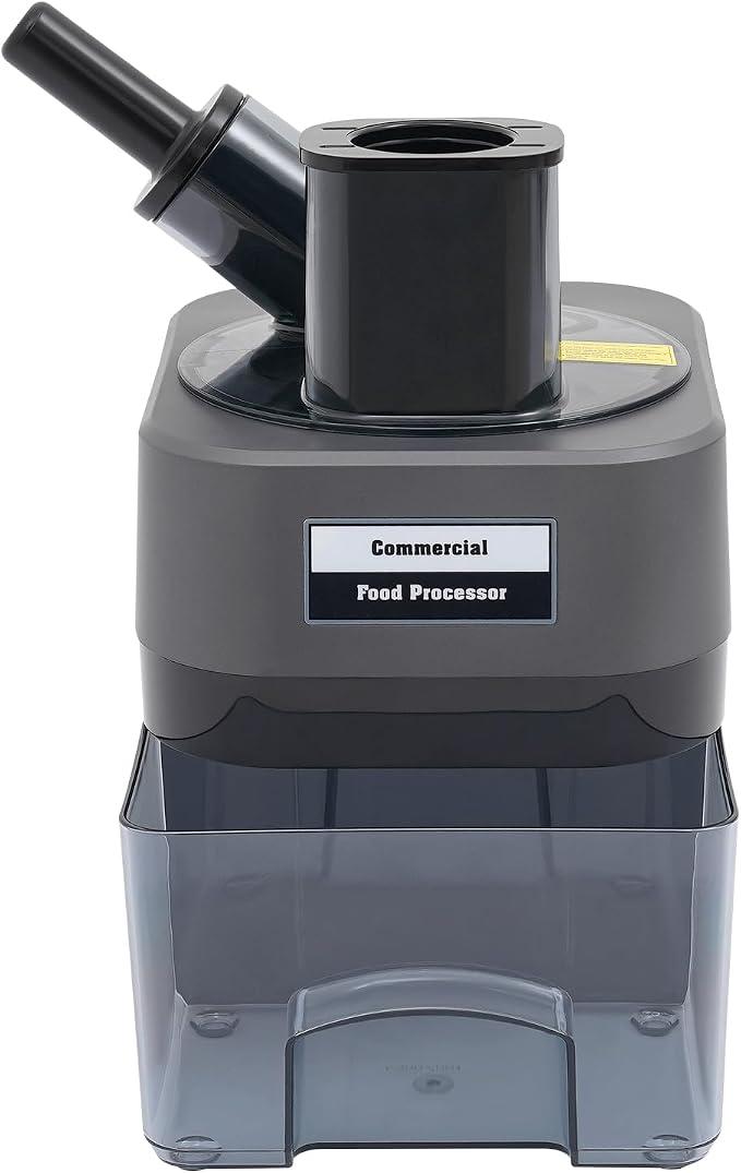 Gewerblicher Gemüseschneider, 100W Multifunktionaler Würfler, Würfel- und Scheibenschneider für Gemüse, Elektromischer mit Ferromagnetischem Sicherheitsschalter, für Hotelkantine