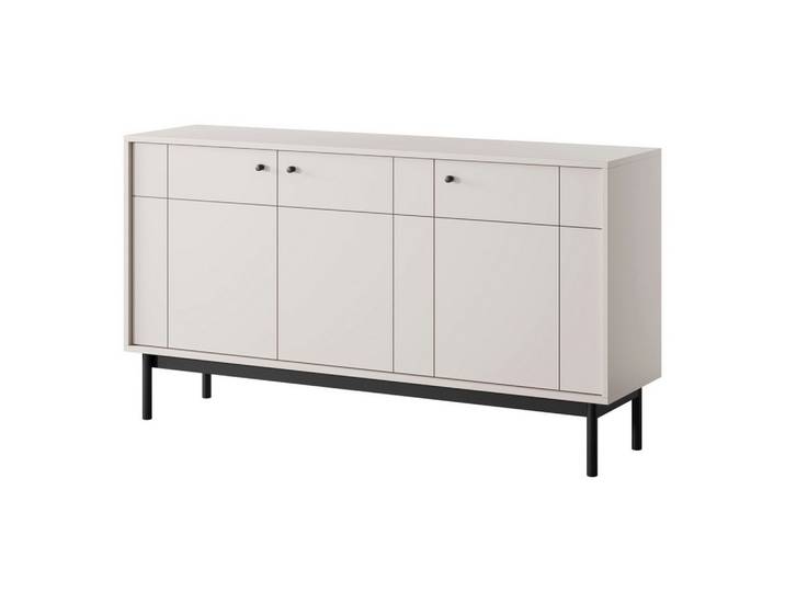 SIDEBOARD Japandies Greige 154 cm