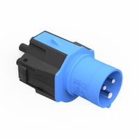 Steckeraufsatz 16A - 3polig, max. 3,7kW, Adapter schwarz/blau, für NRGkick Ladeeinheit
