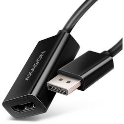 AXAGON RVD-HI20N HDMI / DisplayPort Adapter [1x HDMI-Buchse - 1x DisplayPort Stecker] Schwarz 0.15 m