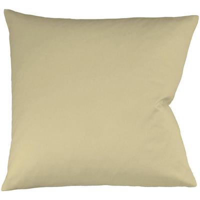 Kissenbezug FLEURESSE "Colours Mako Satin, 100% Baumwolle, mit Reißverschluss", beige, B:40cm L:40cm, Mako-Satin, Mako-Satin, Kissenbezüge, Kissenbezug, Mako Satin, glänzend, glatt, Premium Qualität