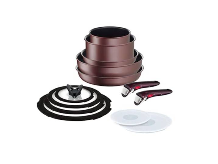 Tefal Ingenio IH Brown Unlimited L3859292 Kochgeschirr, 13-teilig, für alle Herde + Induktion