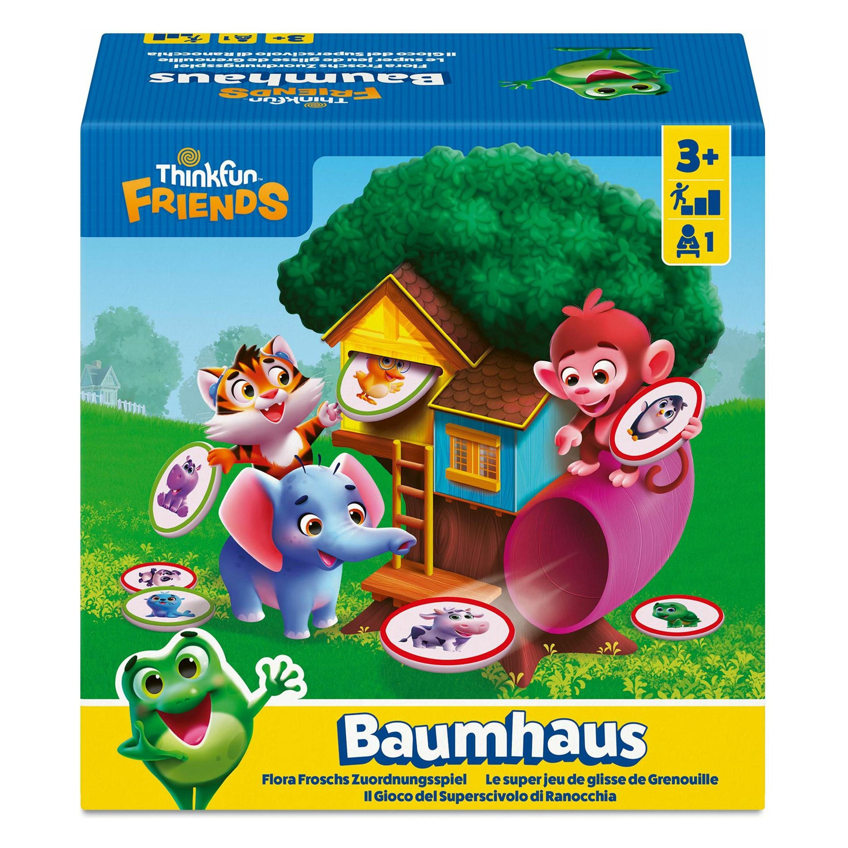 Ravensburger ThinkFun Baumhaus - Denkspiel ab 3 Jahre (Deutsch, Französisch, Italienisch, 1 Spieler) (76655)
