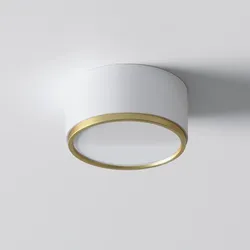 Modern Spot- Deckenleuchte Kaps - Weiß/Gold