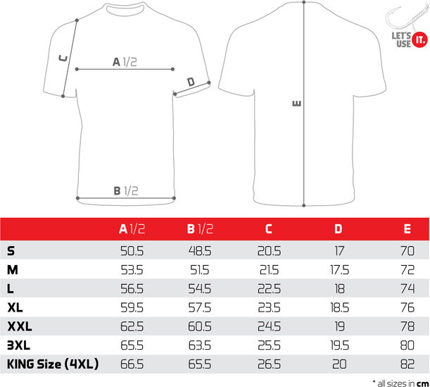 Tee shirt Delphin USE IT KING SIZE Gray, Beige, Red, Silver KING SIZE