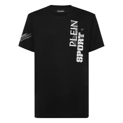 T-Shirt PLEIN SPORT "Wave", Herren, Gr. 3XL, schwarz (02, schwarz), Obermaterial: 100% Baumwolle, Shirts T-Shirt