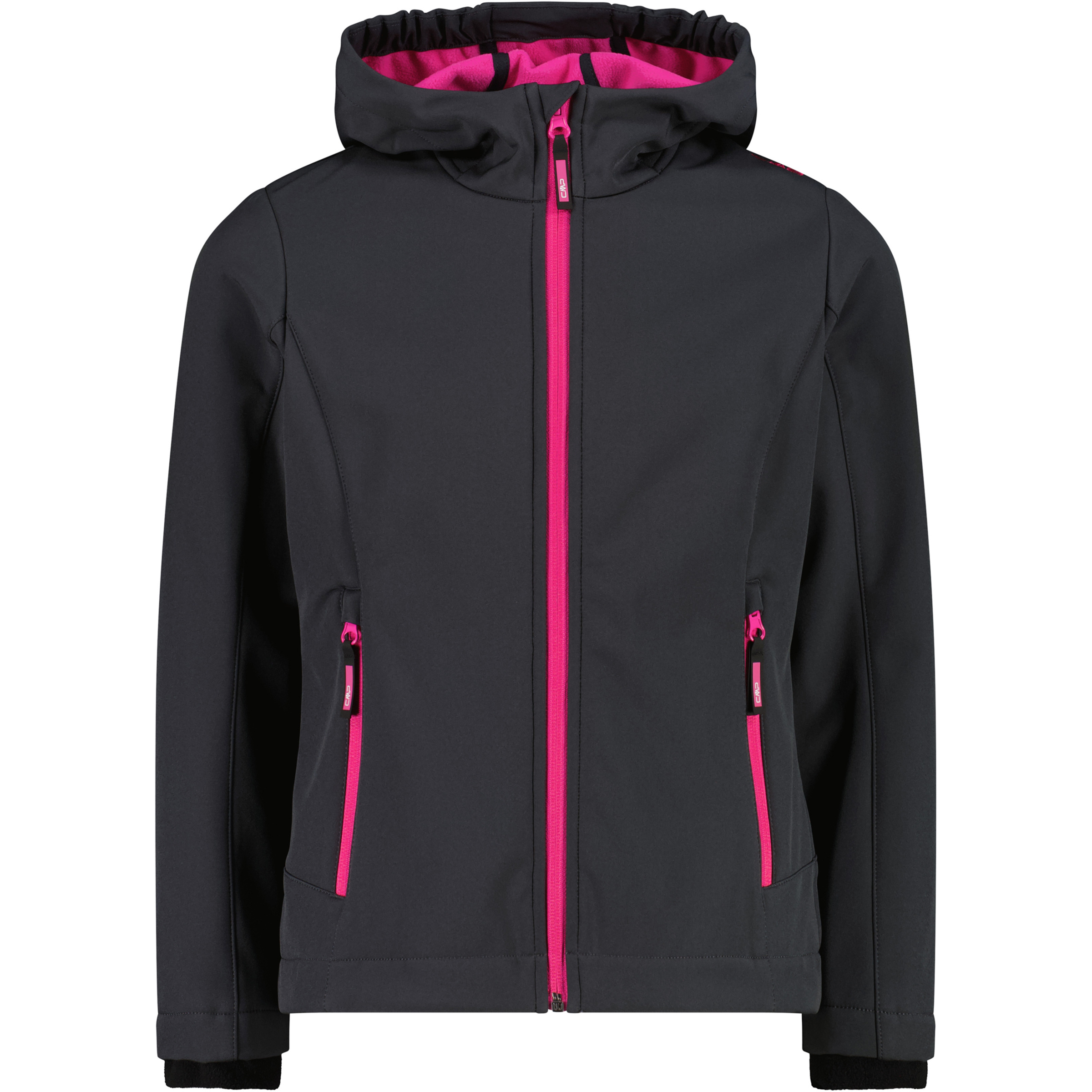 CMP Softshell Kinder Softshelljacke grau Größe 116 Trekking Wasserabweisend Wasserabweisend