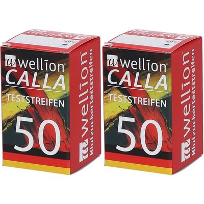 Wellion Calla Blutzuckerteststreifen 2x 2x50 St Teststreifen