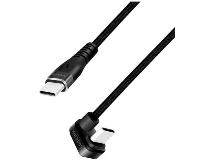 LogiLink CU0191 USB-kabel USB 2.0 USB-C stekker 2.00 m Zwart