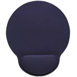 Manhattan Mauspad mit Handgelenkauflage - blau