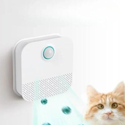 HomeDecorAndMore LLC Smart Cat Odor Purifier For Cat Litter Box, Automatic Deodorizer And Air Purifier Smart Cat Odor Purifier For Cat Litter Box, Automatic Deodorizer And Air Purifier