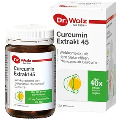 CURCUMIN EXTRAKT 45 Dr.Wolz Kapseln 90 St