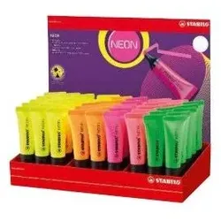 Stabilo, Marker, Textmarker NEON, 45er Karton-Display (45x)