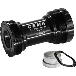 Innenlager T47A 24 - 22 mm / SRAM GXP / Edelstahl