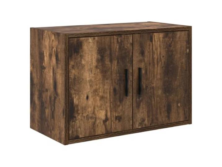 Helloshop26 Garagenschrank, Wandschrank, Werkzeugaufbewahrung, 60 x 30 x 41 cm, aus Holz, Eiche rauchfarben, 02_0051443