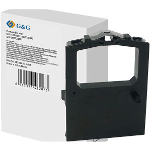 GG-image Farbband für Oki 09002309, 2 Millionen Zeichen, schwarz