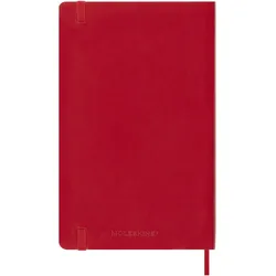 Moleskine, Agenda, Wochen-Notizkalender 26/27 DSF218WN3 18M liniert SC rot 13x21cm (A5, 1 Woche / 1 Seite)