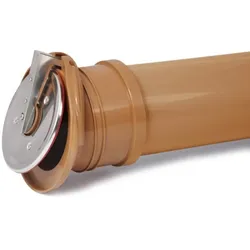 Rohrendklappe, Airfit, für KG-Rohr (Ausführung: DN 110)