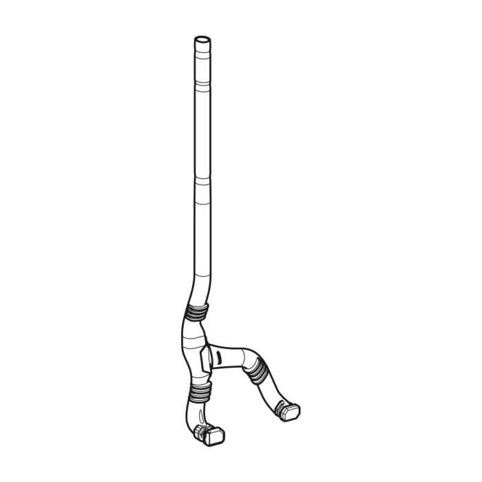 Geberit Leerrohr AquaClean Duofix/GIS 242886001 Sigma 12 und Kappa 15