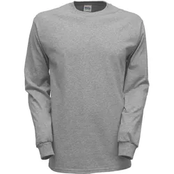 Gildan Ultra CottonTM Long Sleeve T-Shirt, sport grey, 2XL