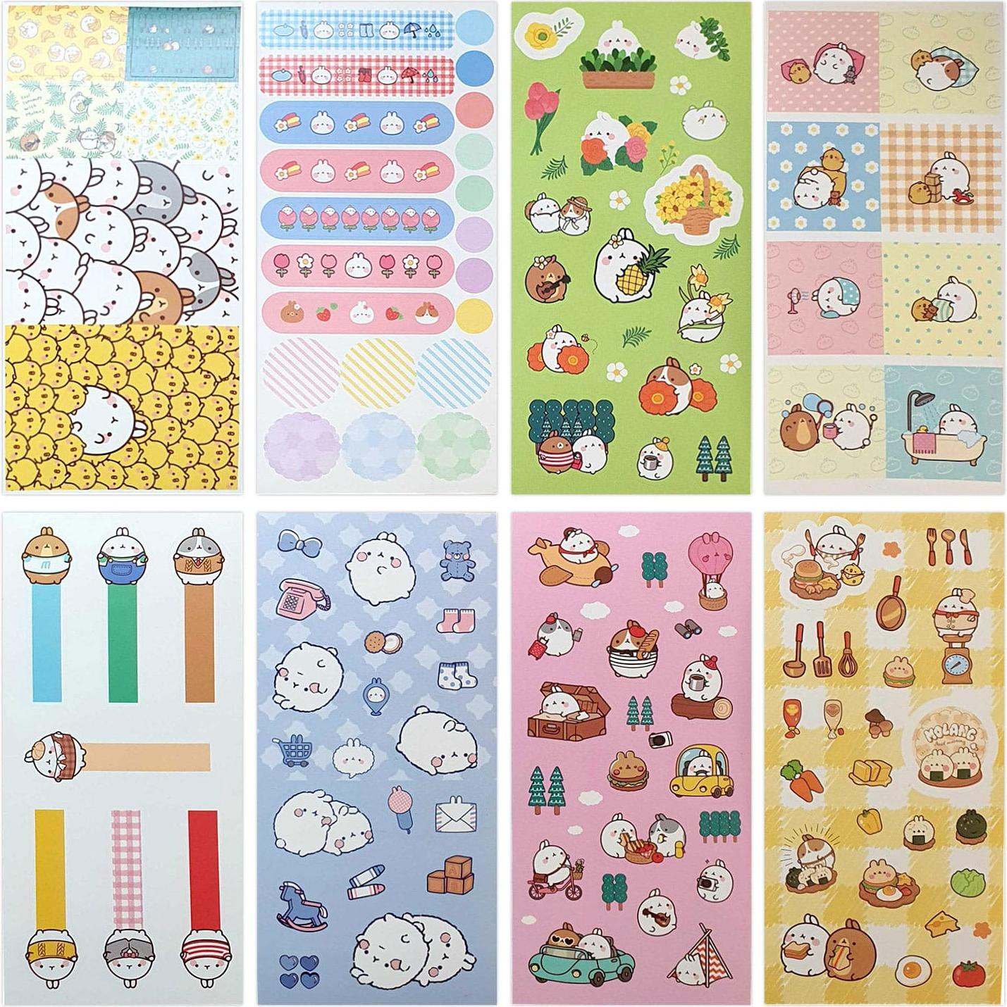 Sakami Merchandise Molang Stickerpakket Fijne Dagen