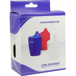 Einnehmebecher 2Griffe+3Deckel 4+8+12Mm Milchig 1 ST