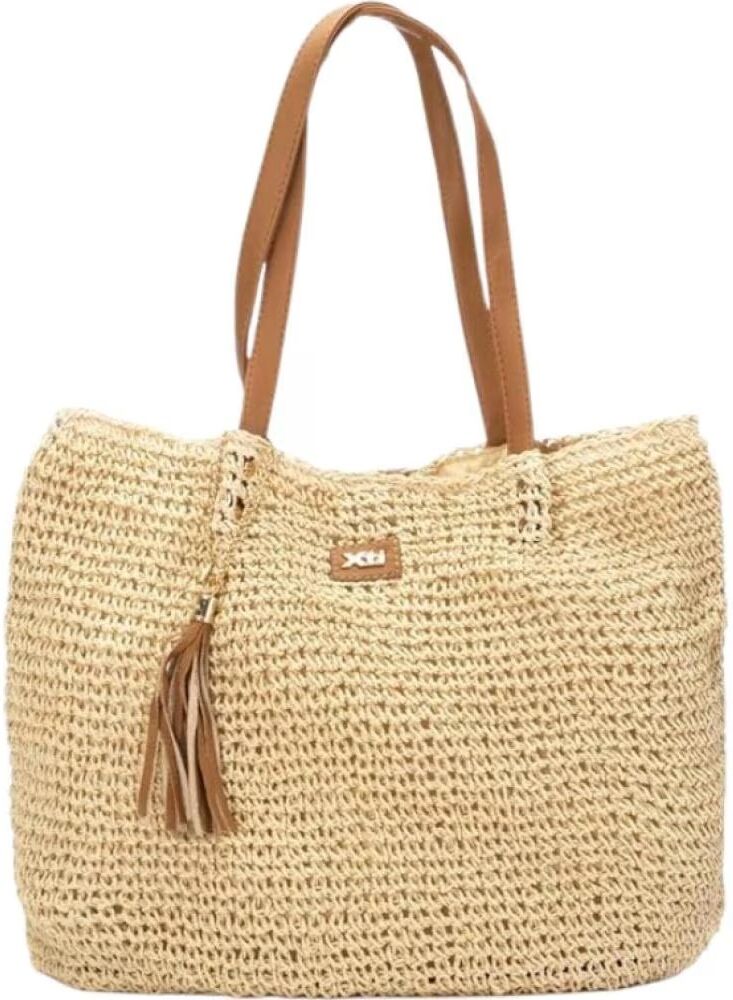 Bolso Xti 184611-02 De Rafia Con Borla Decorativa Varios Colores Talla Única Mujer