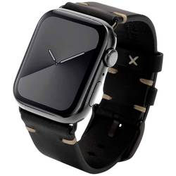 JT Berlin Watchband Alex II Vintage Armband 42 mm, 44 mm, 45 mm, 46 mm M Schwarz Watch Series 1, Watch Series 2, Watch Series 3, Watch Series 4, Watch Series 10830