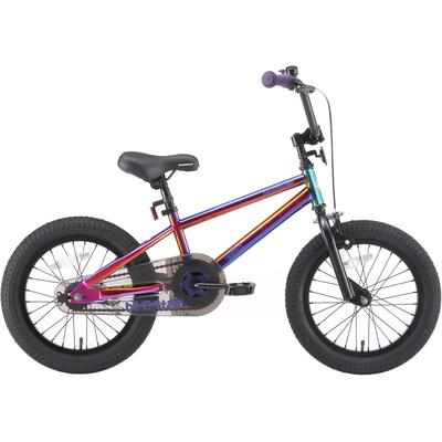 Kinderfahrrad BIKESTAR "BMX" Gr. 21, schwarz (blau, schwarz), Fahrräder, Kinder, 21cm, 16 Zoll (40,64cm)