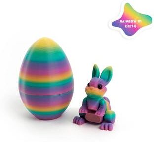 Uplift Picks Easter Rabbit Ornament 3D Printed Bunny Decor Egg Desktop Figurine v