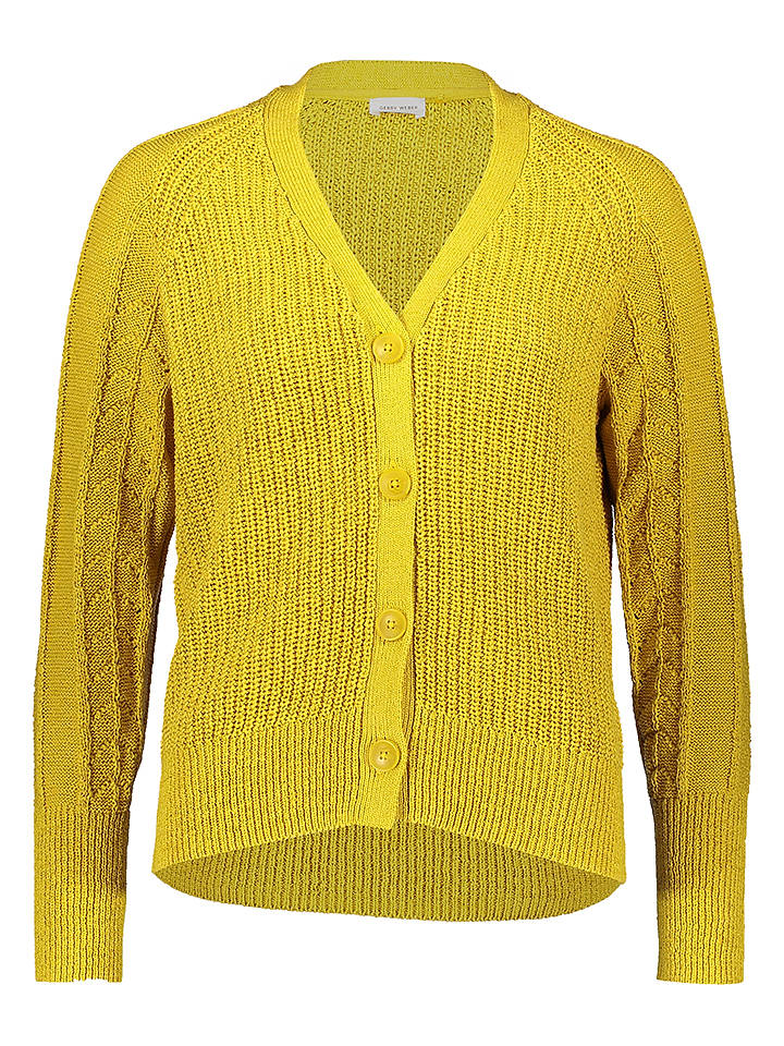 EDITION Cardigan in Gelb - 44