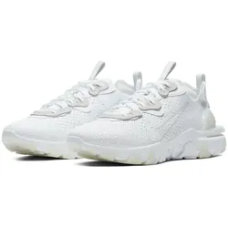 NIKE React Vision Sneaker Herren 101 - white/lt smoke grey-white-lt smoke grey 38.5