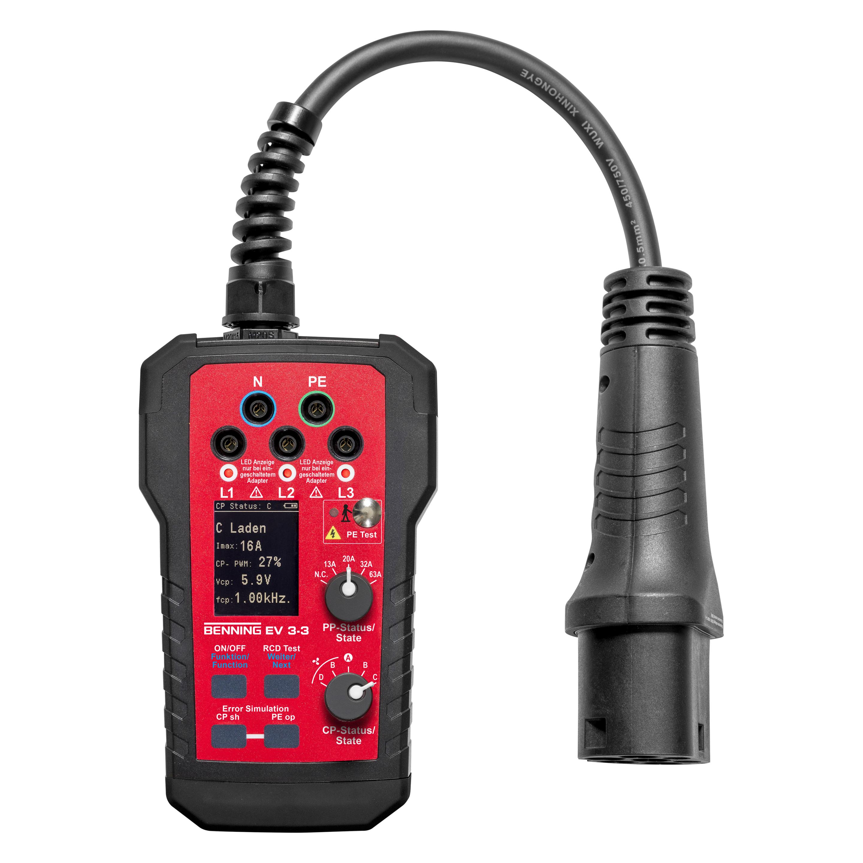 Benning Wallboxtester (CAT II 300V) (10239871)