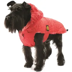 Fashion Dog Steppmantel für Hunde - Rot - 39 cm