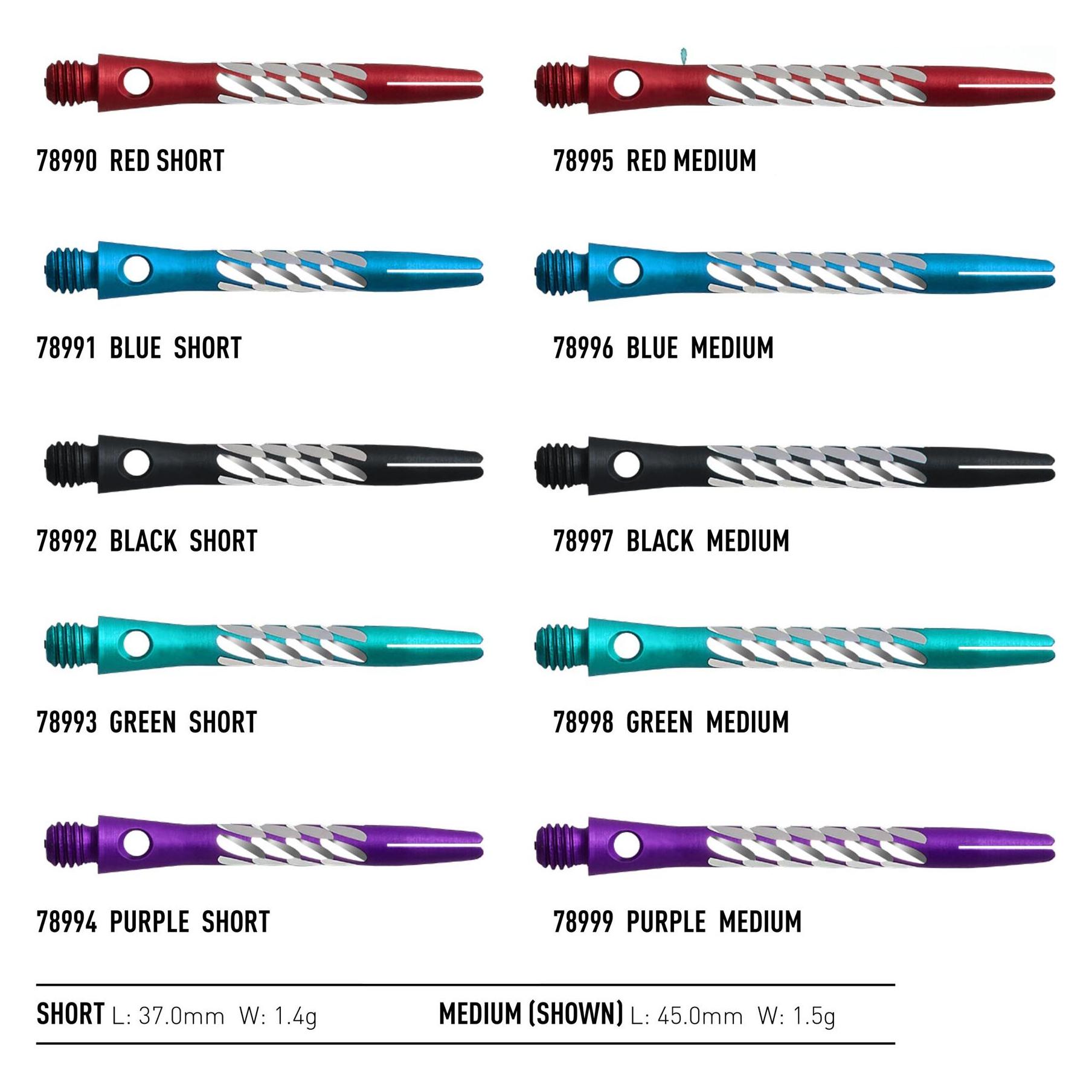 Unicorn Premier Aluminium Red Shaft - Medium (45 mm) (23660442)