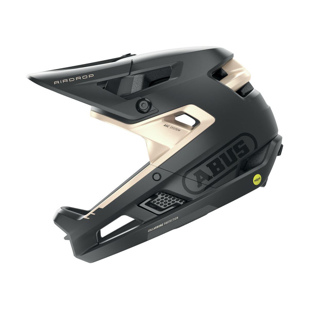 Abus Airdrop Mips black gold L/XL 66255