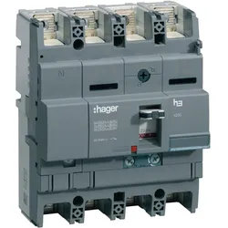 Hager HNB162H Leistungsschalter Baugröße x250 4polig 40kA 160A TM N 60% geschützt