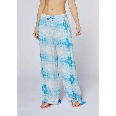 Jogginghose CHIEMSEE, Damen, Gr. XXL (50/52), Normalgrößen, bunt (tropical breeze), 100% Viskose, Hosen Jogginghose