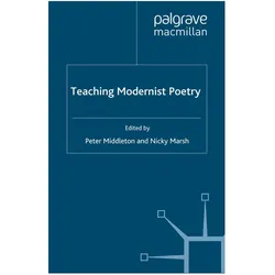 Teaching Modernist Poetry, Fachbücher