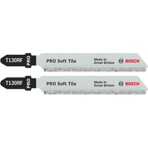 Bosch Stichsägeblätter PRO Soft Tile T130RF, für Fliesen, 2 Stück
